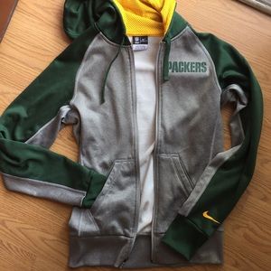 Nike NFL Team Apparel Green Bay Packers zip up